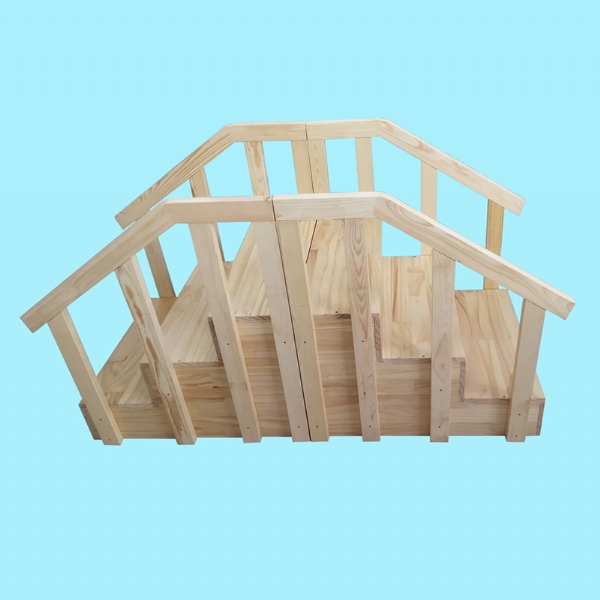 兒童發(fā)育篩查智測評(píng)估DST兒心Gesell量表專用實(shí)木扶梯木樓梯步梯